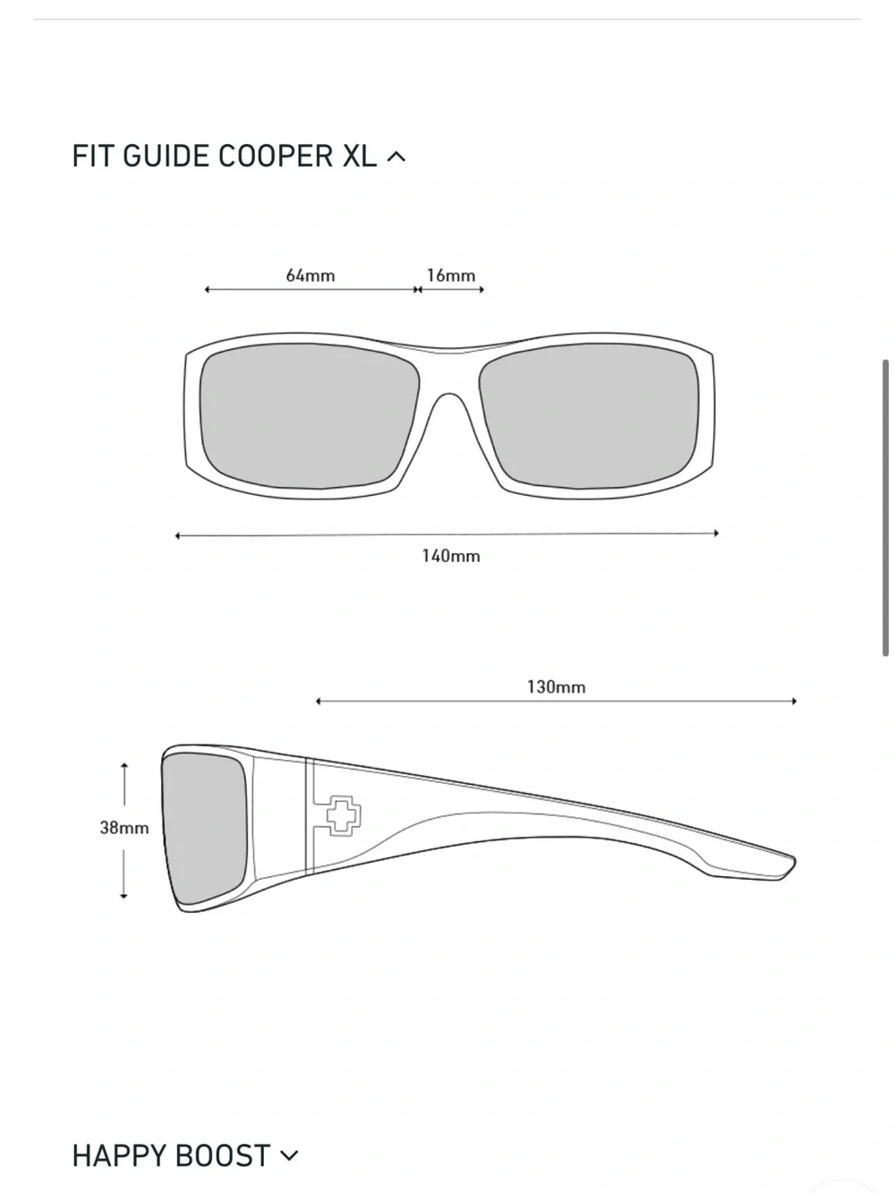 SPY Cooper XL Men’s sunglasses Matte black